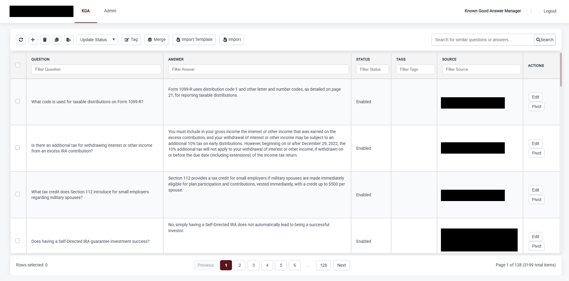 Knowledge Base Manager