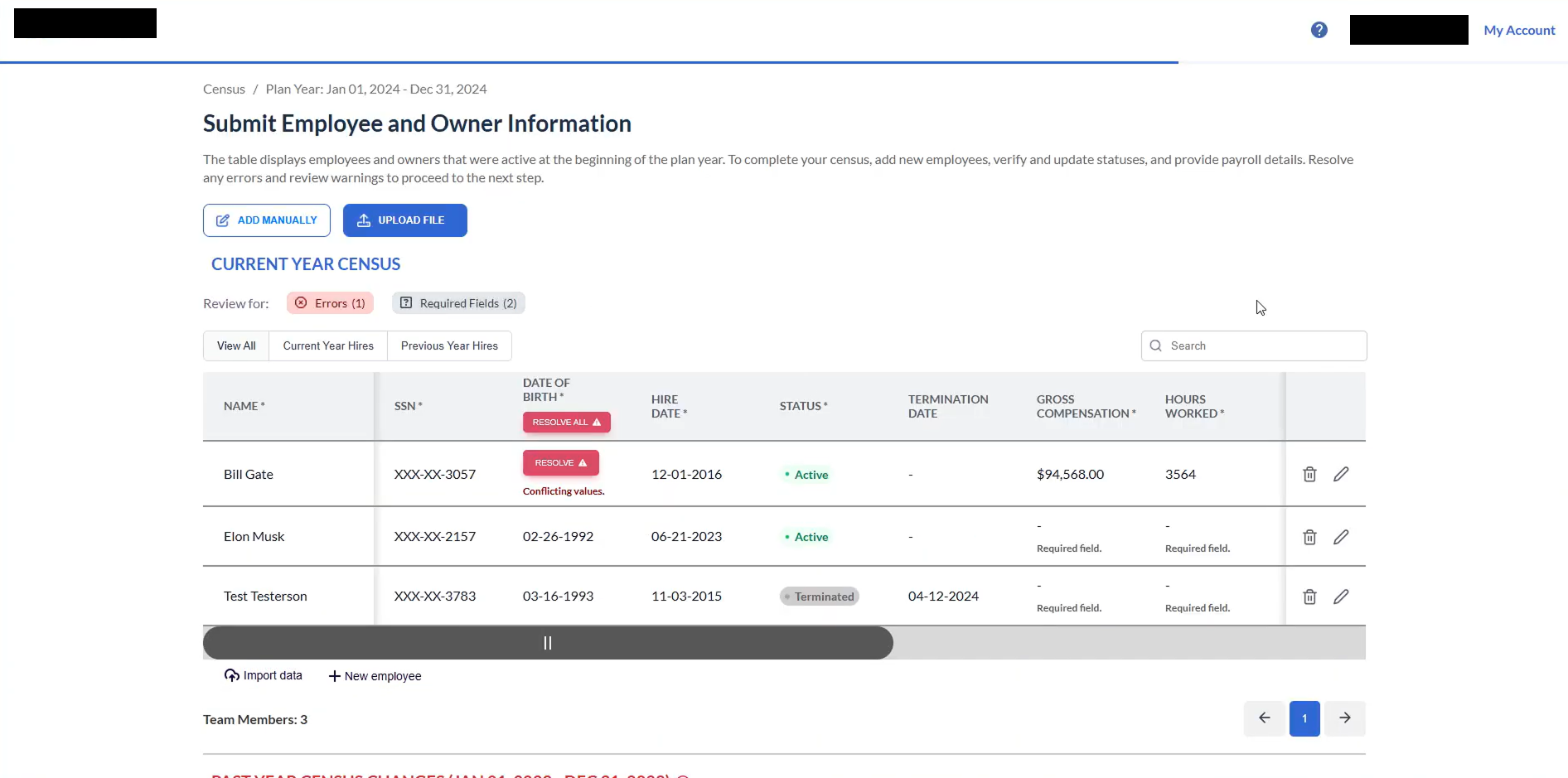 Payroll Processing System